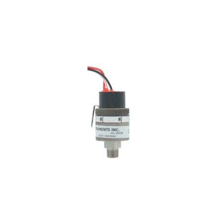 Dwyer Instruments Pressure Switch, Standard, SPDT, 1/8" NPT, Stainless Steel APS-250